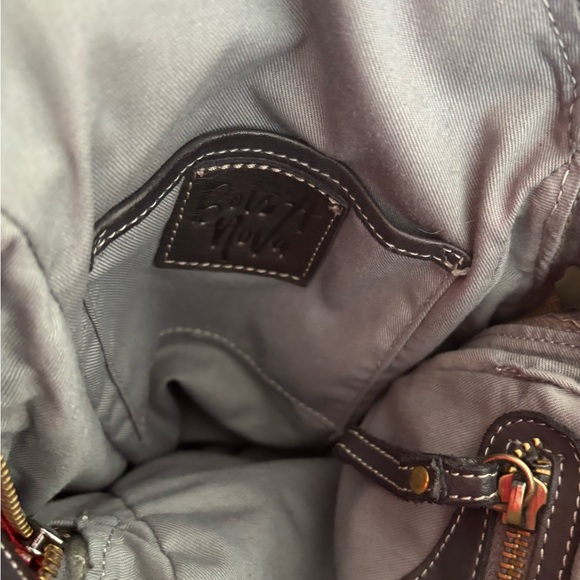 Dark Grey Leather Sling/Crossbody Bag - New - Picture 7 of 8